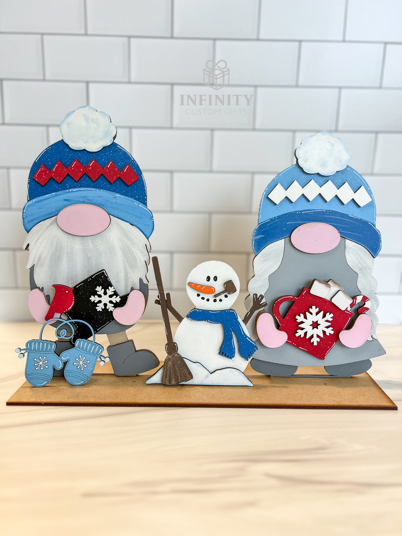 Winter Standing Tall Gnome Interchangeable Outfit