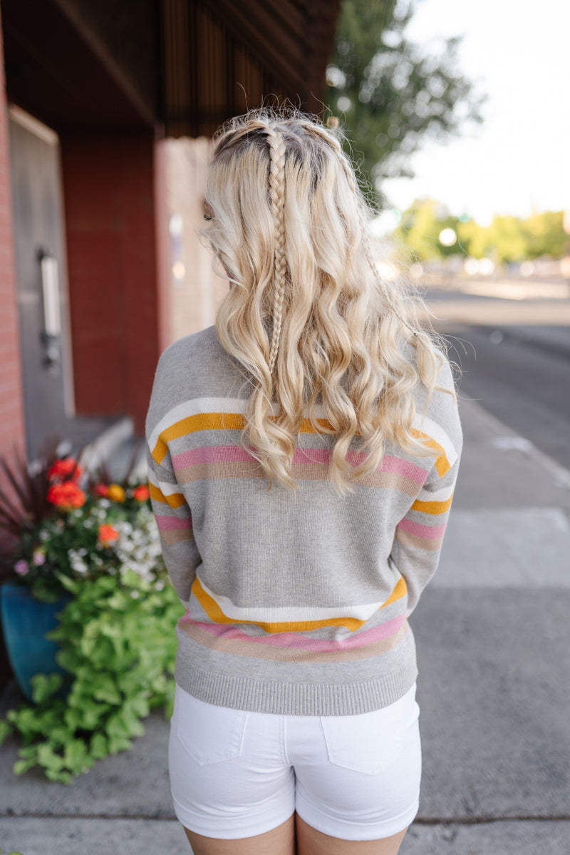 Sweet Treat Striped Sweater