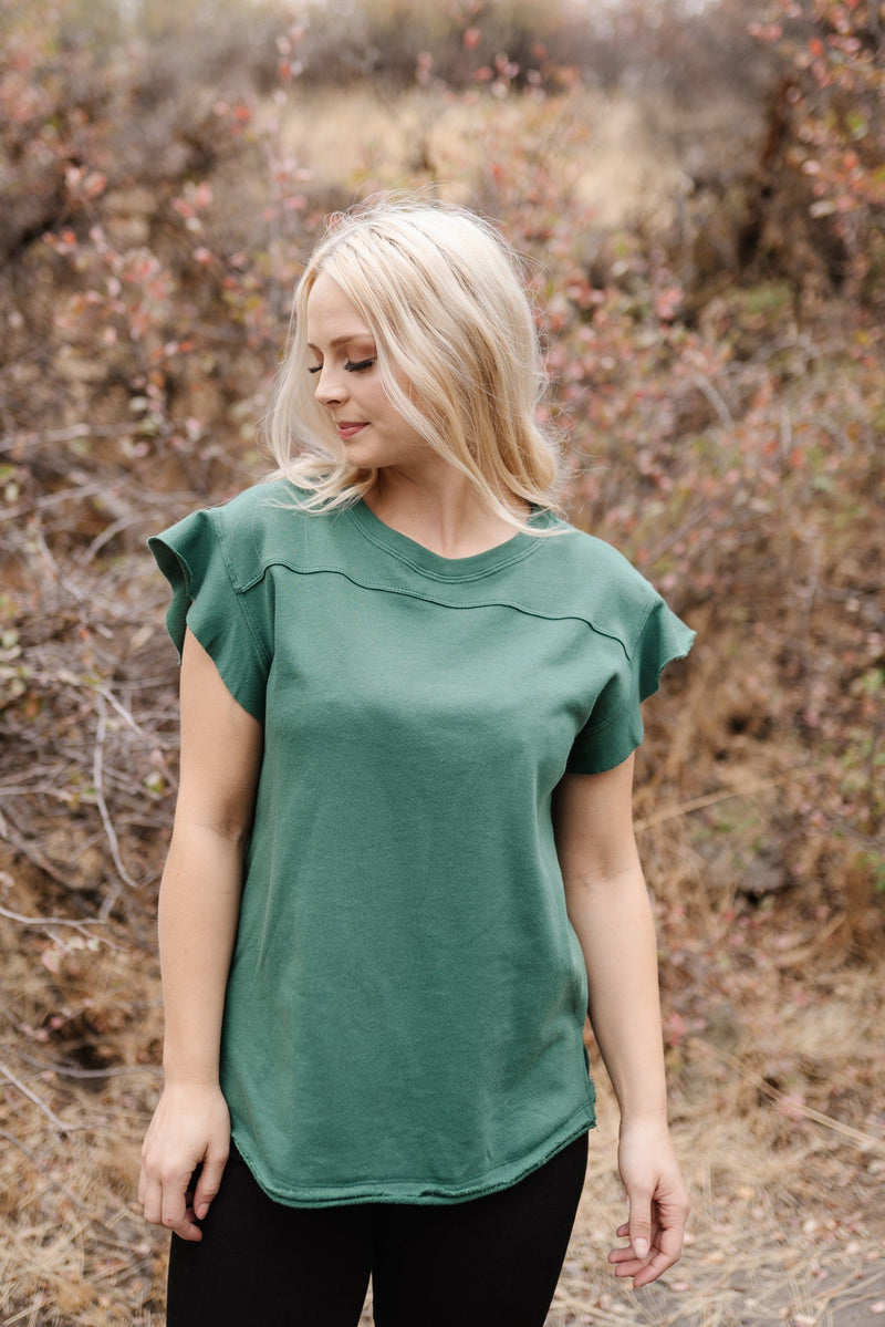 The Real MVP Top In Hunter Green