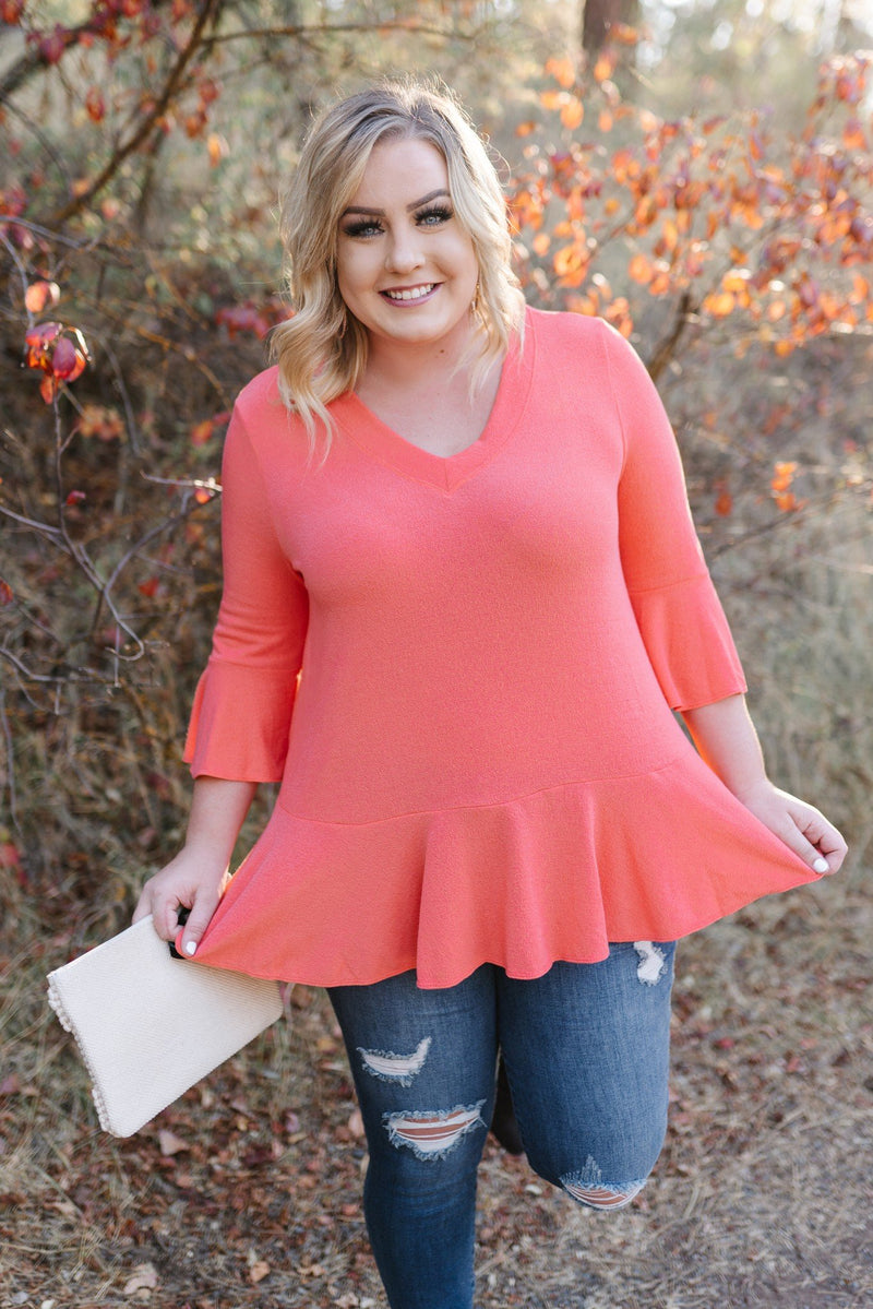 How Sweet It Is Top In Sunset Coral