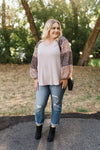Glitz and Glam Taupe Top