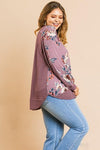 Front Floral Thermal Top