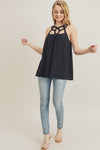 Cut out band Top
