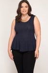 Show your Sparkle Tank Top - Navy