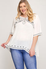Lovely Embroidered Top