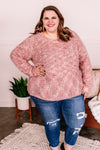 Better Together Sweater In Dusted Mauve