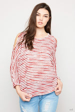 Red White and Stripes Top