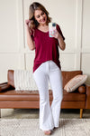 Quite A Flair For This Flare Jeans in White by Risen