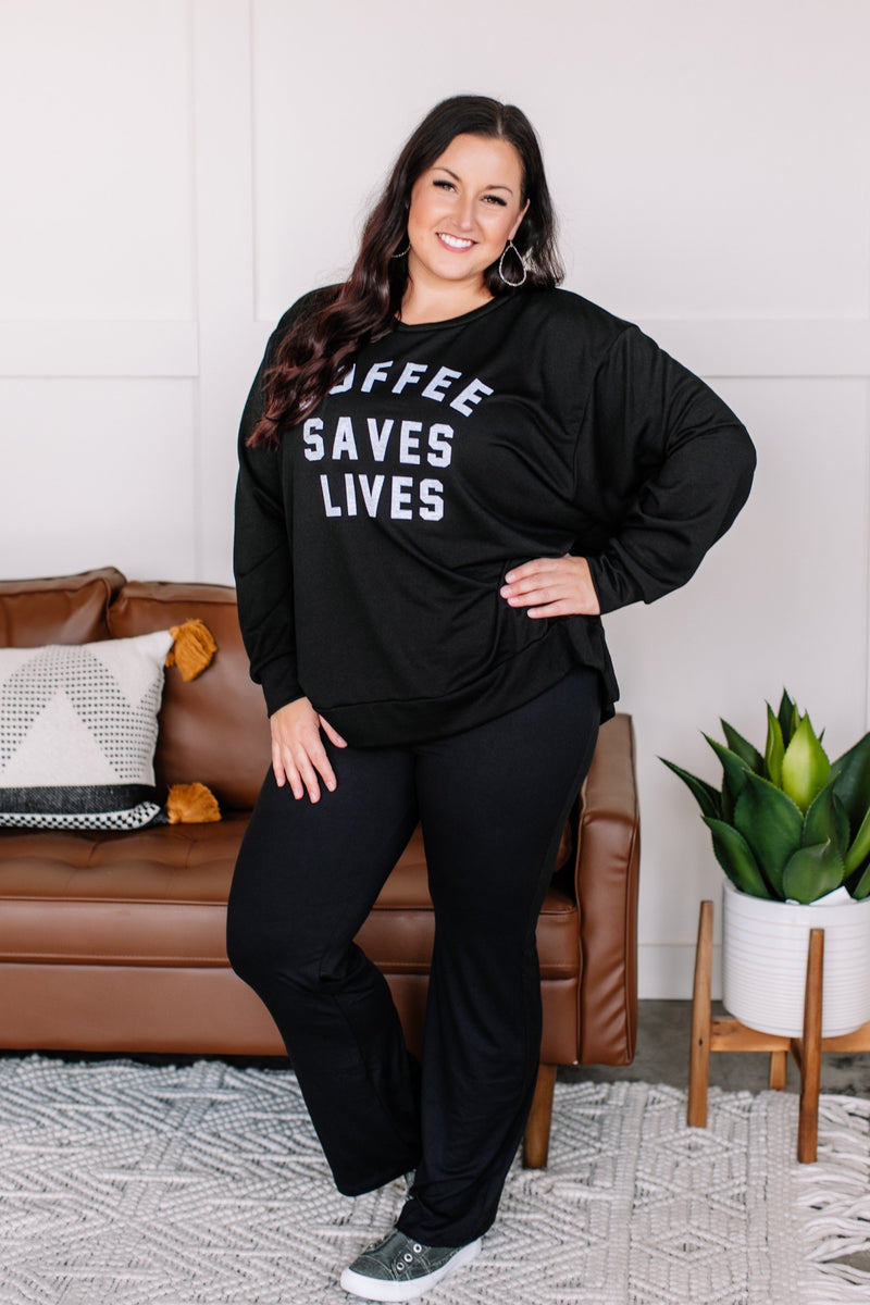Coffee Saves Lives Sweatshirt
