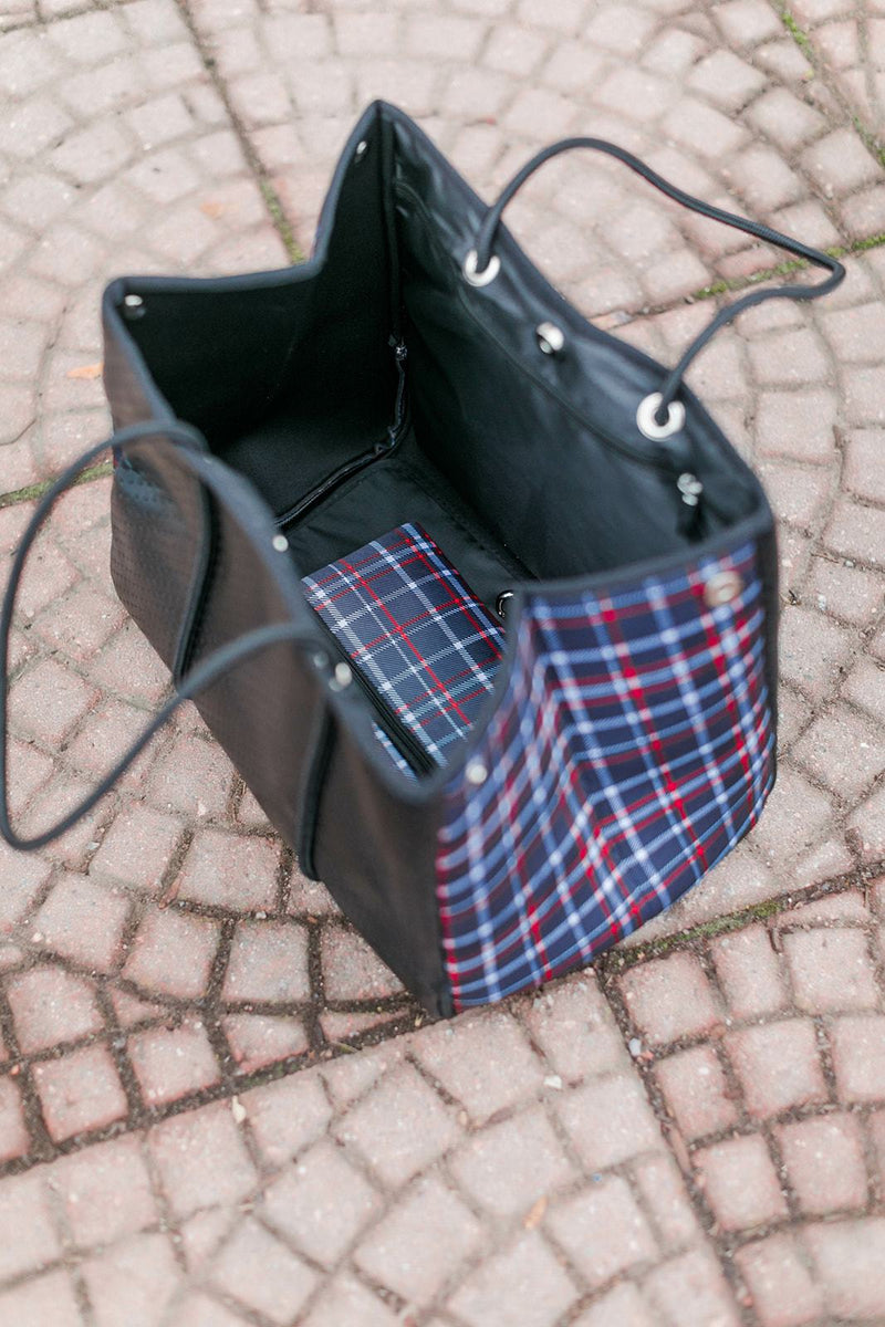 The Be All, Catch All Bag In Peekaboo Bloom Plaid