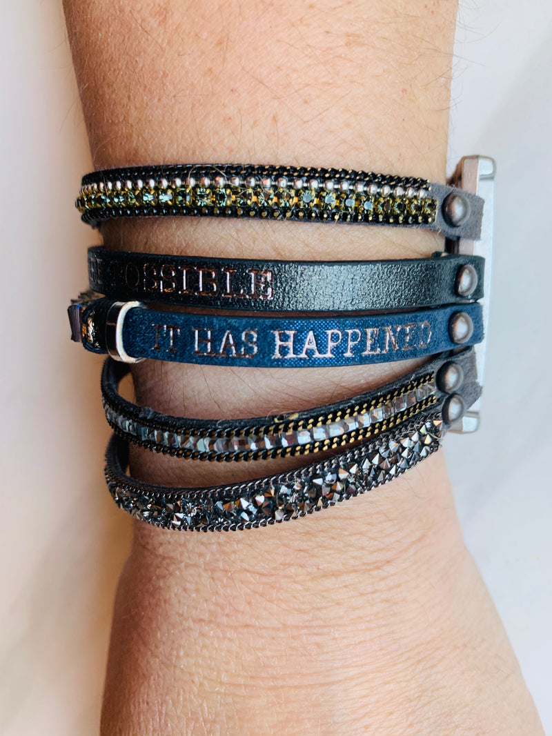 Believe all things are possible - because you believed it has happened bracelet