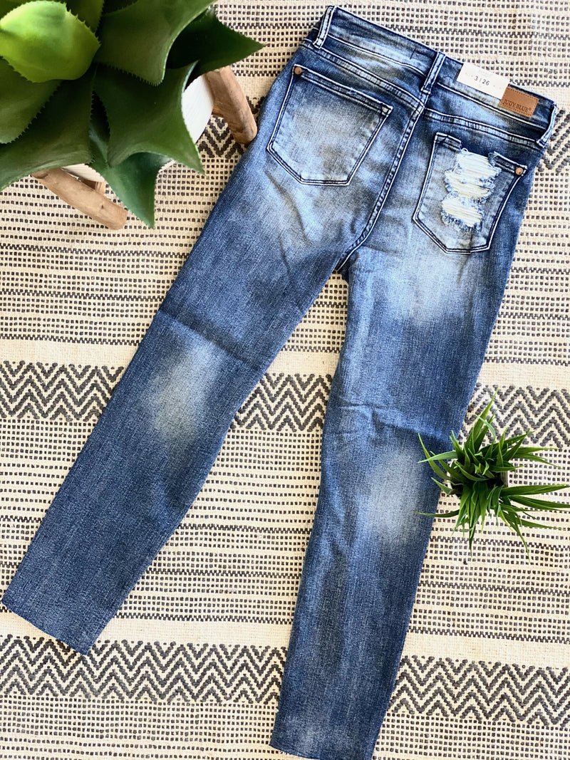 Defying Gravity Judy Blue Relaxed Fit Jeans