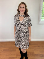 Leopard Keyhole Dress